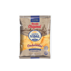 Patatas onduladas 140g Vidal | Ducaval | Envías 24/48 horas 