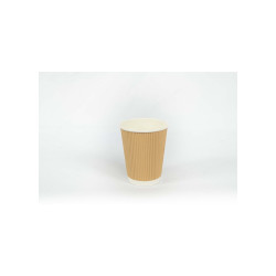 Vaso 12oz papel corrugado 12ud 360ml | Ducaval | Envíos 24/48 horas