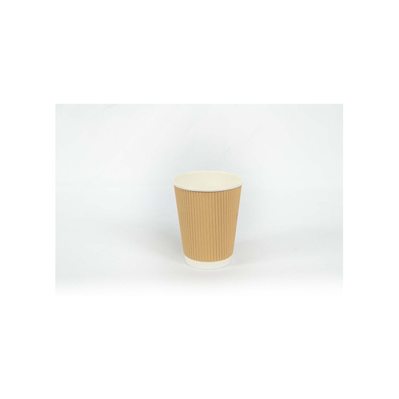 Vaso 12oz papel corrugado 12ud 360ml | Ducaval | Envíos 24/48 horas