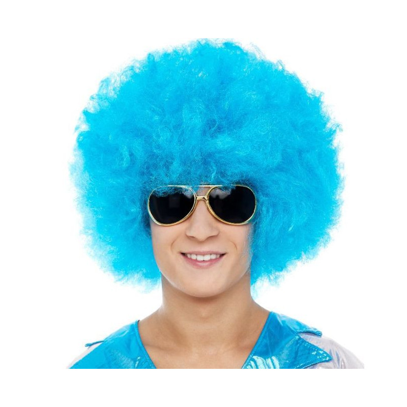 Peluca afro turquesa | Ducaval | Envías 24/48 horas 