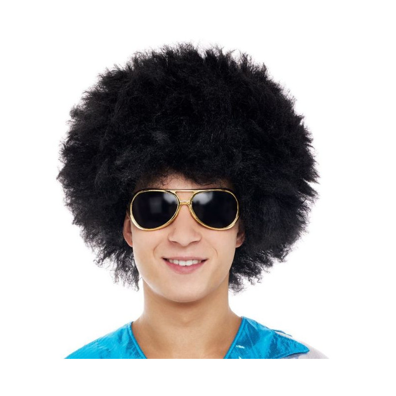 Peluca afro negra| Ducaval | Envías 24/48 horas 