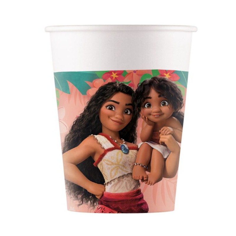 Vasos Vaiana 200ml 8ud I Ducaval I Envíos 24/48 horas