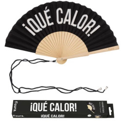 Abanico "¡Que calor!" negro | Ducaval | Envías 24/48 horas 