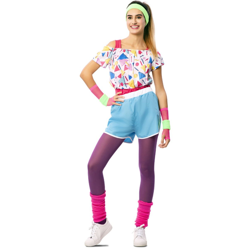 Disfraz deportista mujer 80´S  | Ducaval | Envías 24/48 horas 