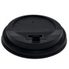 Tapa PS negra para vaso 12oz/16oz 50ud I Ducaval I Envíos24/48h
