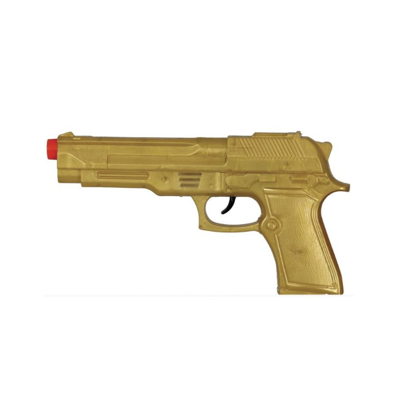 Pistola oro mate 22cm | Ducaval | Envíos 24/48 horas