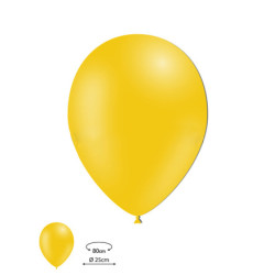 Globos látex amarillo 100ud | Ducaval | Envíos 24/48h