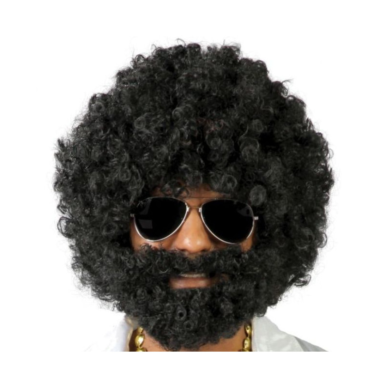 Peluca afro con rizos I Ducaval I Envíos 24/48 horas