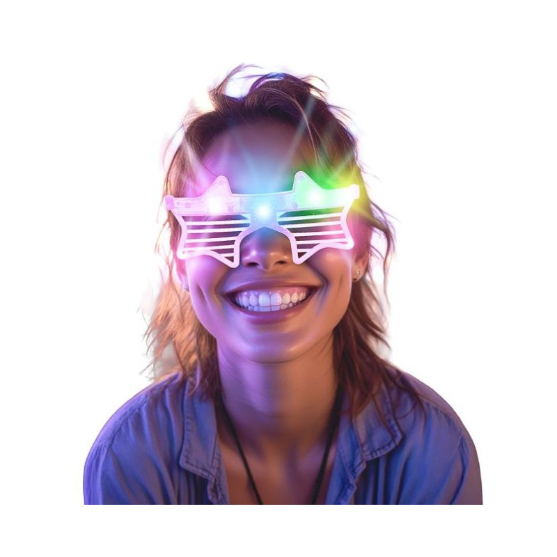 Gafas estrellas con led surtidas | Ducaval | Envías 24/48 horas 