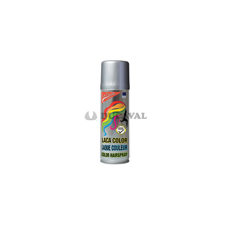 Laca pelo plata 125ml  Disfraces Ducaval