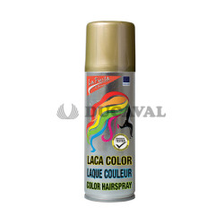 Laca pelo dorada 125ml  Disfraces Ducaval