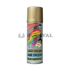 Laca pelo dorada 125ml  Disfraces Ducaval