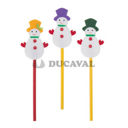 Lápiz muñeco de nieve | Ducaval | Envíos 24/48 horas