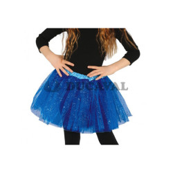 Tutu de purpurina azul royal infantil | Ducaval | Envíos 24/48 horas 