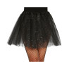  Tutu con purpurina negro 45cm. | Ducaval | Envíos 24/48h