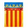 Bandera plast suelta 53x80 C.Valencia 100uds solapa | Ducaval | Envía