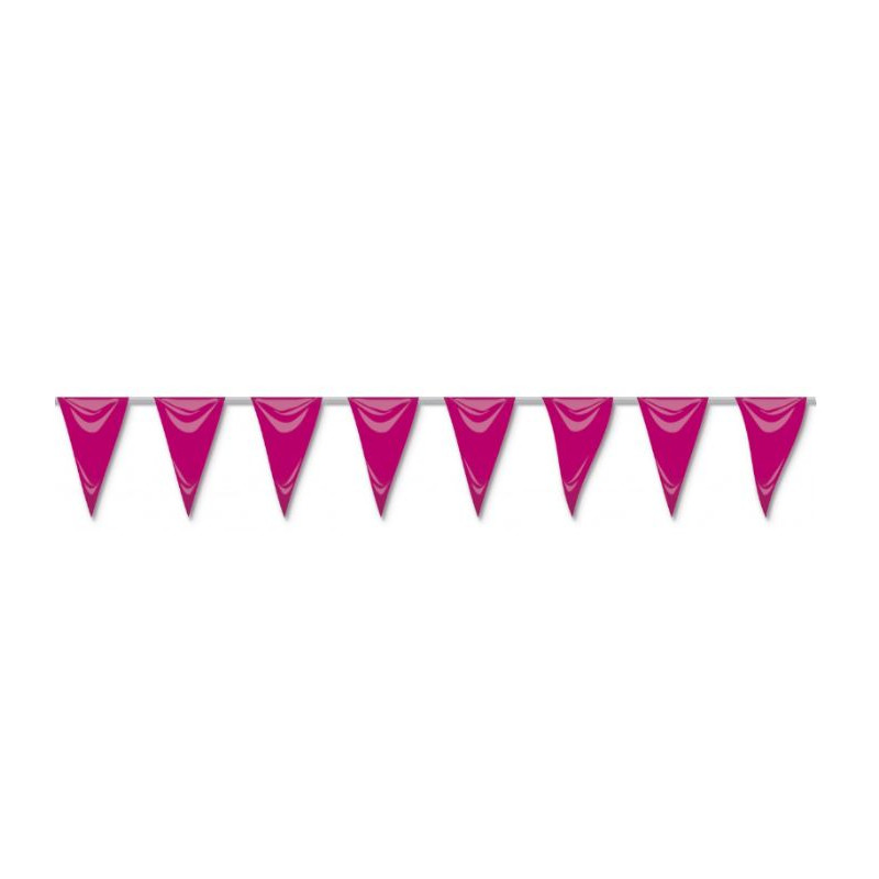 Bandera triangulo rosa 20x30 25M | Ducaval | Envíos 24/48 horas