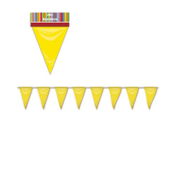 Banderin triangulo amarillo 20x30 25M | Ducaval | Envíos 24/48 horas