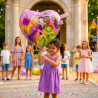 Globo foil corazon princesas 18" 46 cm I Ducaval I Envios 24/48 horas