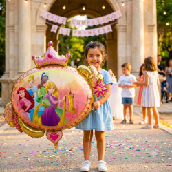 Globo foil Princesas P38  Disfraces Ducaval