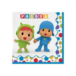 Servilletas de Pocoyo 33x33cm 20u | Ducaval | Envíos 24/48h