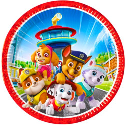 Platos Patrulla Canina 23cm 8und | Ducaval | 24/48 horas