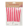Caja palomitas rayas roja/blanca 15cm. | Ducaval | Envías 24/48 horas
