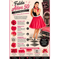 Falda años 50 I Ducaval I Envíos 24/48 horas