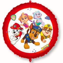 Globo foil patrulla canina con cinta y peso 46cm I Ducaval I Envíos 2