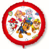 Globo foil patrulla canina con cinta y peso 46cm I Ducaval I Envíos 2
