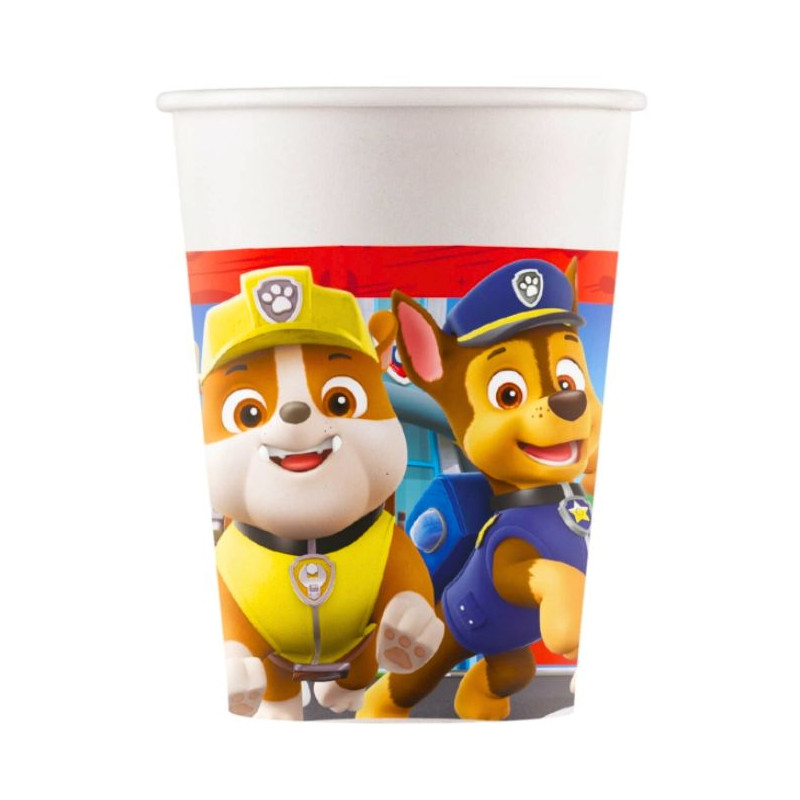 Vasos papel 200ml patrulla canina I Ducaval | Envíos 24/48 horas