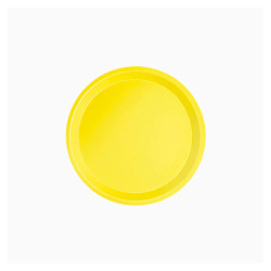 Plato llano amarillo bio redondo 17 cm 12 ud | Ducaval | Envíos 24/48