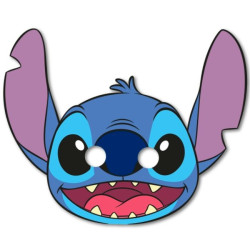 Máscara Stitch y Angel Papel 6ud| Ducaval | Envías 24/48 horas 