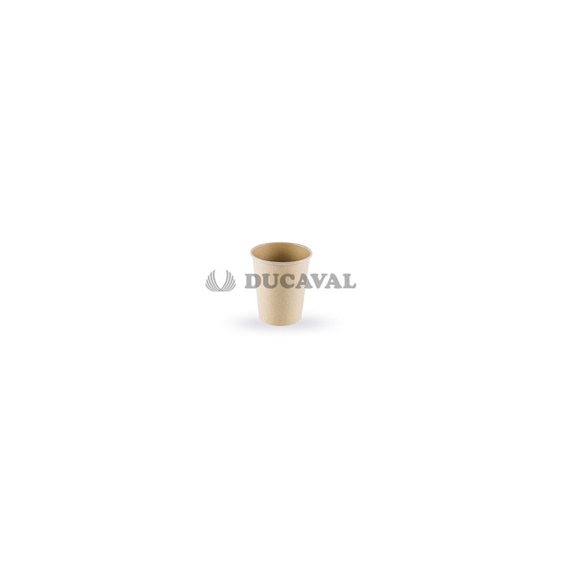 Vaso 8 Oz papel kraft 240ml (50 unidades)  Disfraces Ducaval