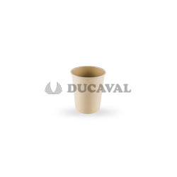Vaso 8 Oz papel kraft 240ml (50 unidades)  Disfraces Ducaval