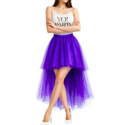 Tutú victoriano gótico morado 80cm | Ducaval | Envías 24/48 horas 