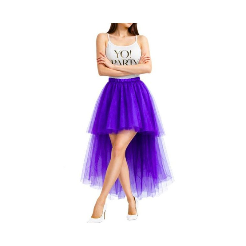 Tutú victoriano gótico morado 80cm | Ducaval | Envías 24/48 horas 