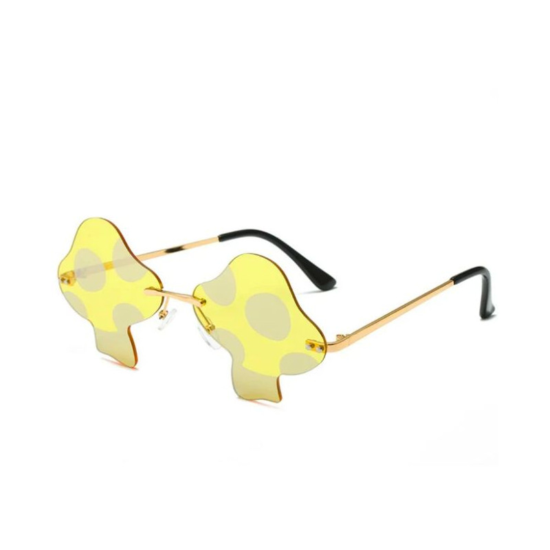 Gafas forma seta patilla metal amarilla | Ducaval | Envías 24/48 hora