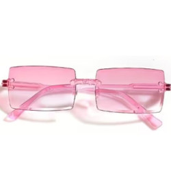 Gafas cristal cuadrado rosa | Ducaval | Envías 24/48 horas 