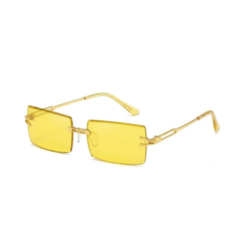 Gafas cristal cuadrado amarillo | Ducaval | Envías 24/48 horas 