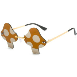 Gafas forma seta patilla metal marrón | Ducaval | Envías 24/48 horas 