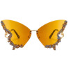 Gafas mariposa diamantes amarillas | Ducaval | Envías 24/48 horas 