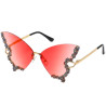 Gafas mariposa diamantes roja | Ducaval | Envías 24/48 horas 
