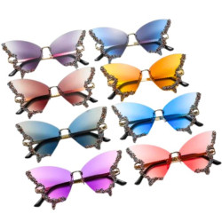 Gafas mariposa diamantes roja | Ducaval | Envías 24/48 horas 