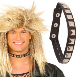 Collar punk negro 44cm |Ducaval | Envíos 24/48 horas