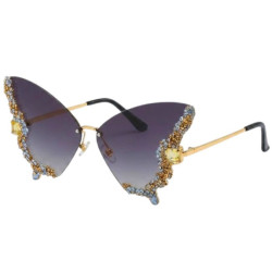 Gafas mariposa diamantes negro | Ducaval | Envías 24/48 horas 