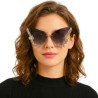 Gafas mariposa diamantes negro | Ducaval | Envías 24/48 horas 