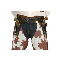 Cartuchera doble con pistolas de 29 cms | Ducaval | Envías 24/48 hora