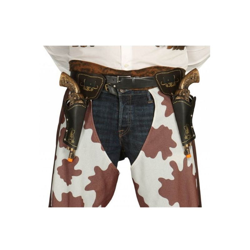 Cartuchera doble con pistolas de 29 cms | Ducaval | Envías 24/48 hora