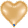 Globo foil corazón white gold 45cm I Disfraces Ducaval I Envíos 24/48